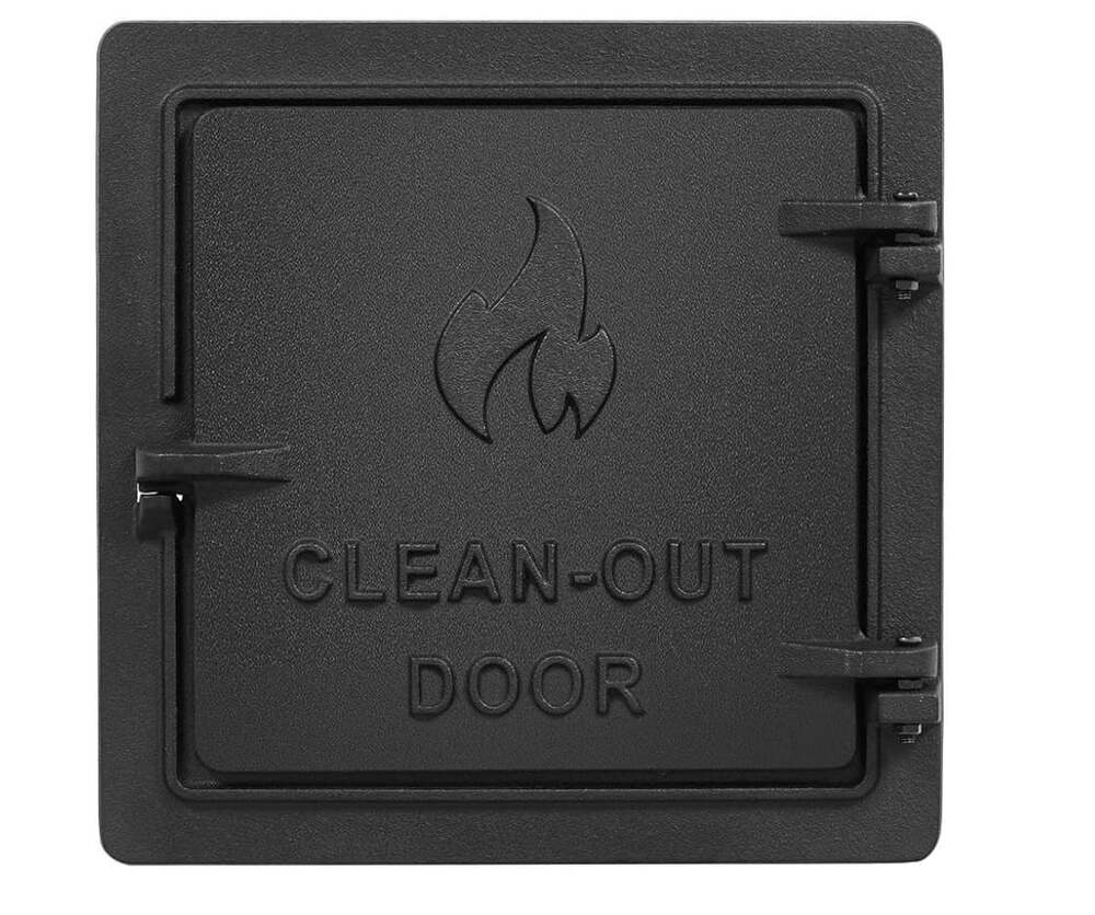 Chimney Cleanout Door Fireplace 8" X 8" Cast Iron Ash Dump Door